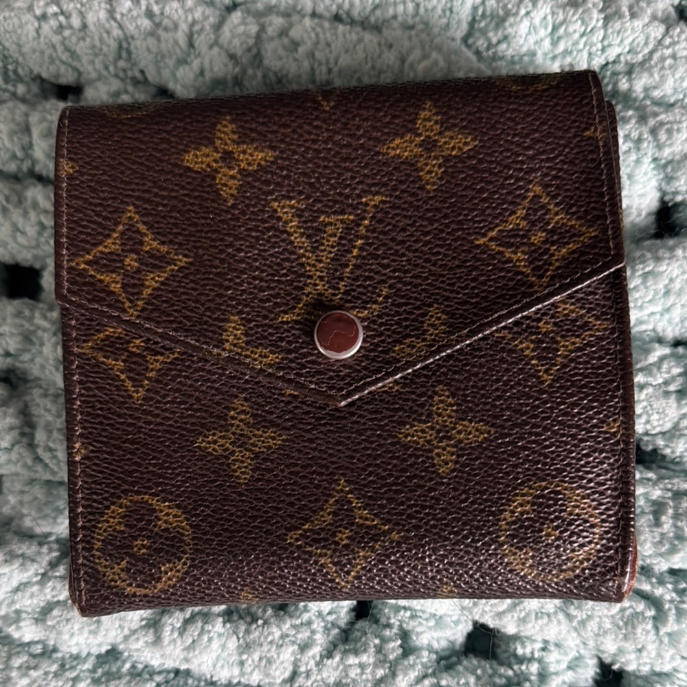 Authentic LV Monogram Portefeiulle Elise Wallet